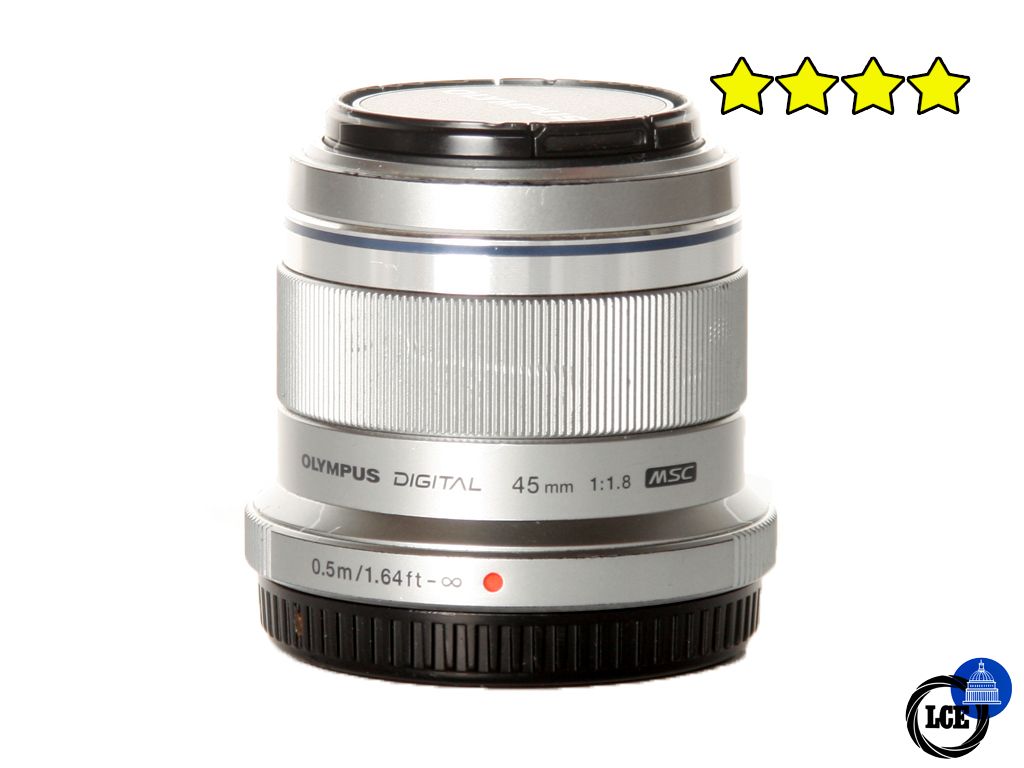Olympus 45mm f 1.8 MSC (Silver) Micro 4/3rds Fit