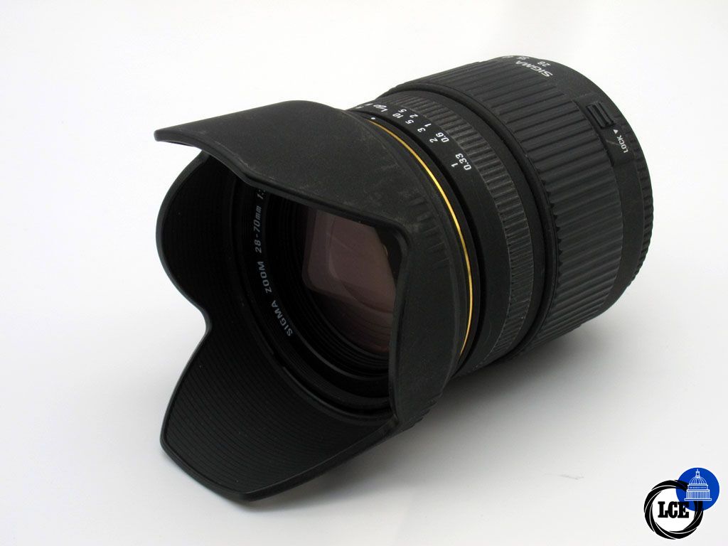 Sigma EX 28-70mm f/2.8 DG Nikon-AF Fit (inc Hood, no built-in AF focus motor))