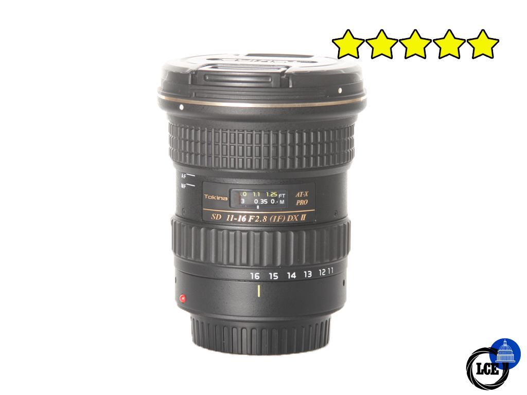 Used Tokina 11-16mm f2.8 (IF) DX II AT-X Pro Canon EF-S Fit (with