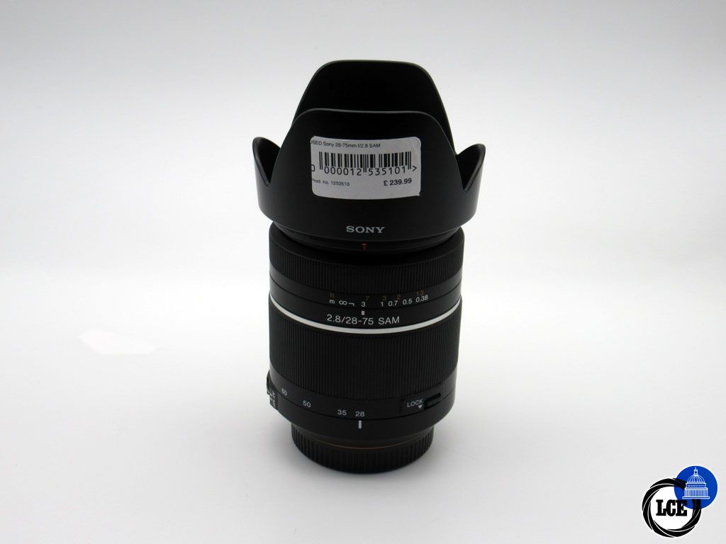 Sony 28-75mm f/2.8 SAM A-Mount (inc Hood)