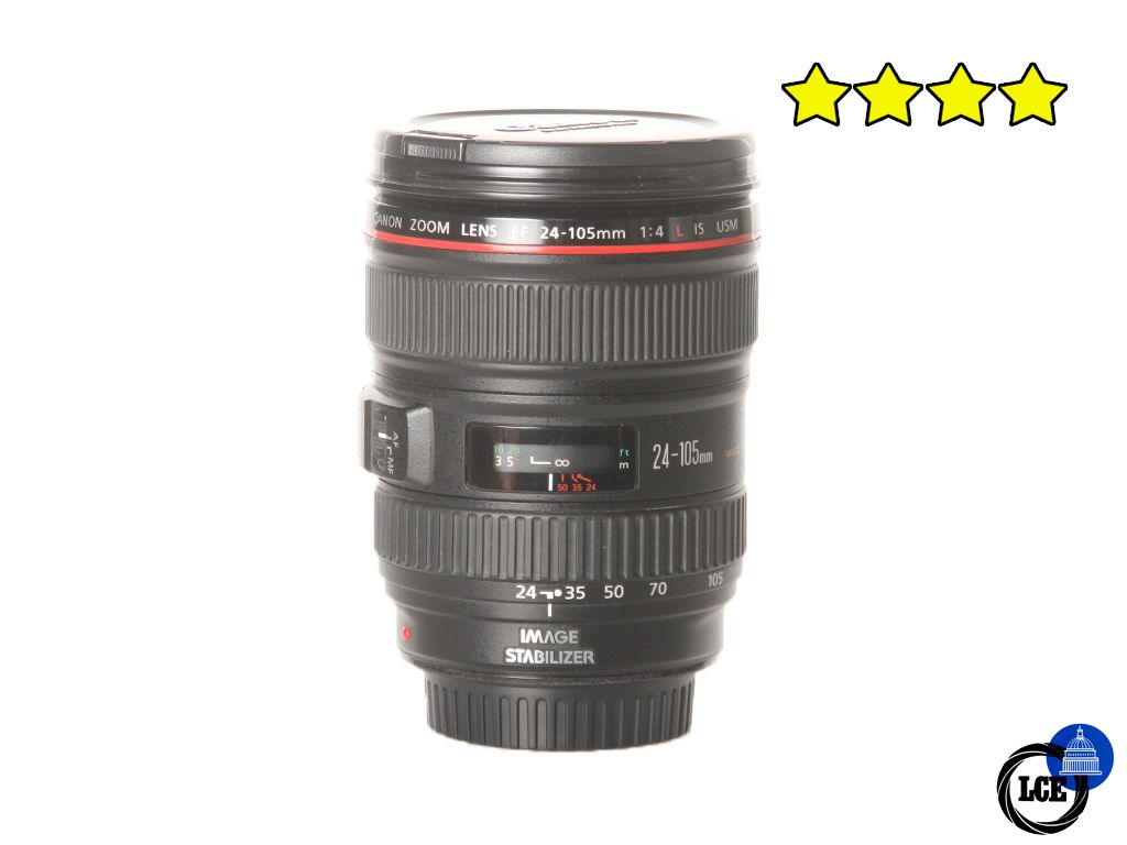 Canon 24-105mm f4 L IS USM EF (with Hood)