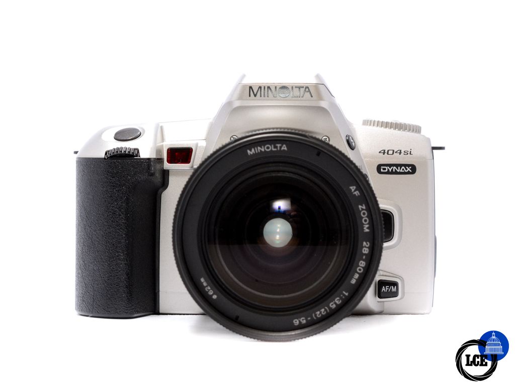 Minolta Dynax 404si + AF Zoom 28-80mm f3.5-5.6 + AF Zoom 75-300mm f4.5-5.6