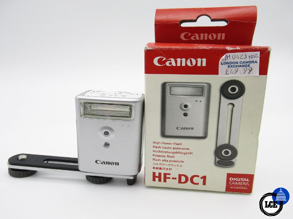 Canon HF-DC1 High-Power Slave Flash & Bracket for Canon Digital Compacts etc (Inc Box, Pouch & Instns)