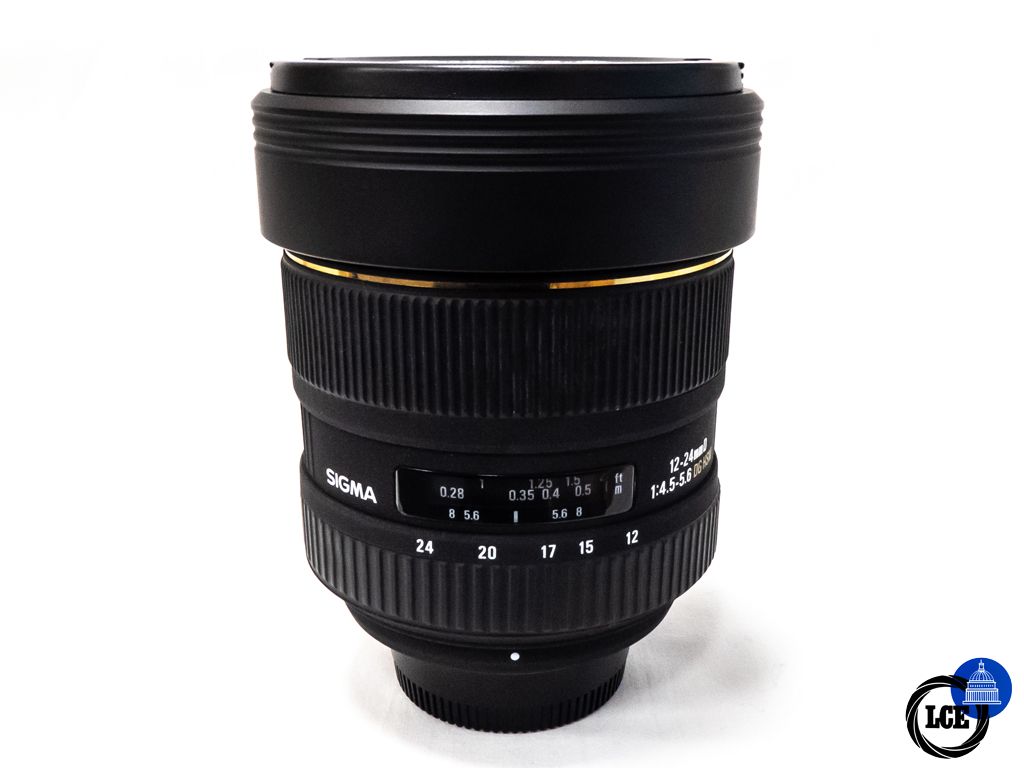 Sigma 12-24mm F4.5-5.6 D DG HSM EX Lens Nikon Fit