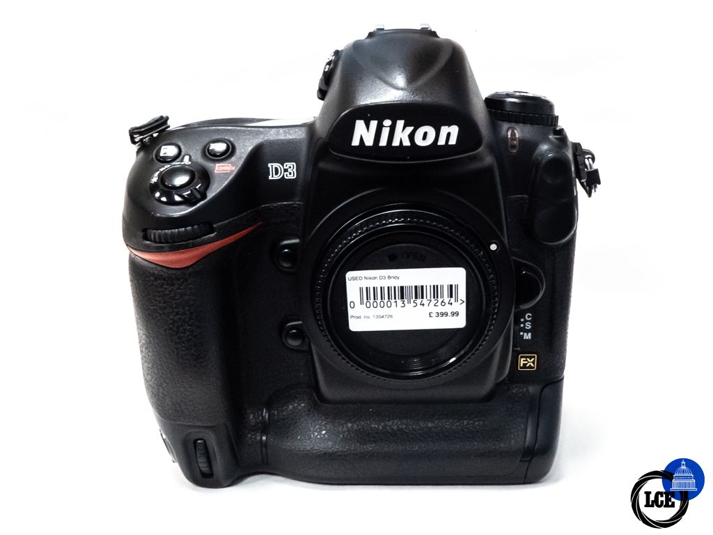 Nikon D3 Body - 56.2k Shuttercount