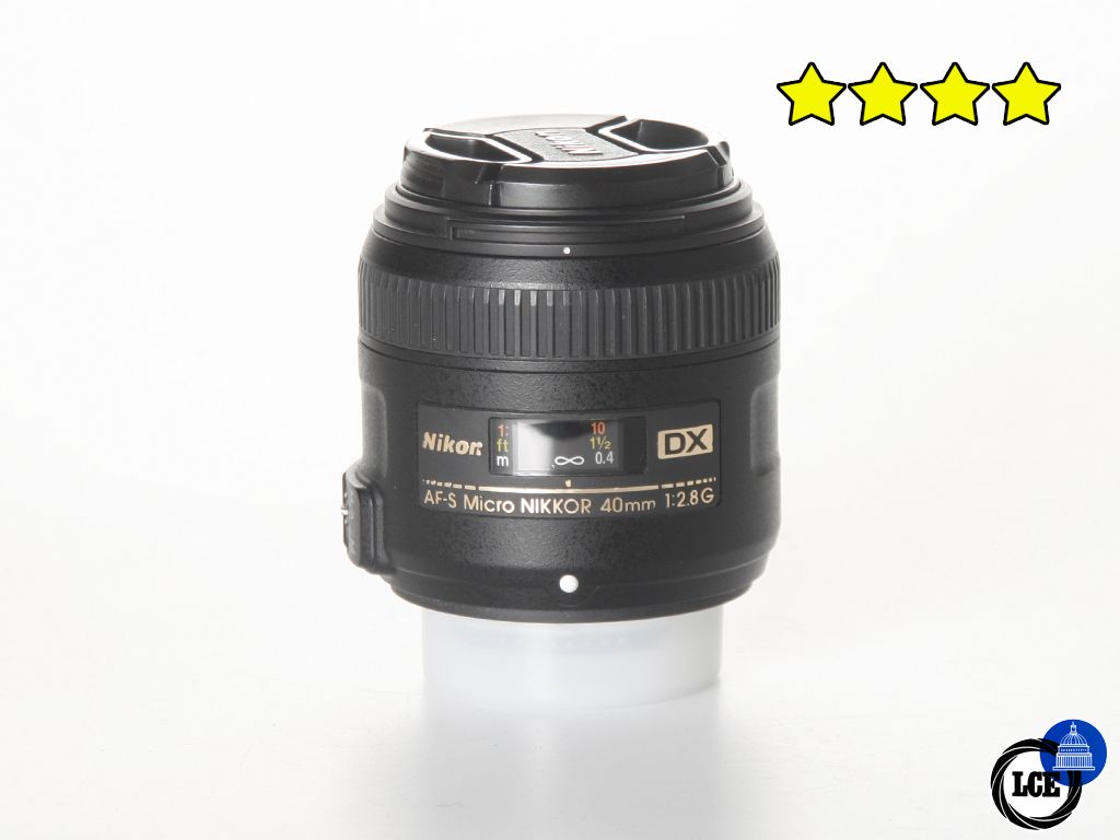 Nikon 40mm f/2.8G AF-S DX Micro (BOXED) with Hood
