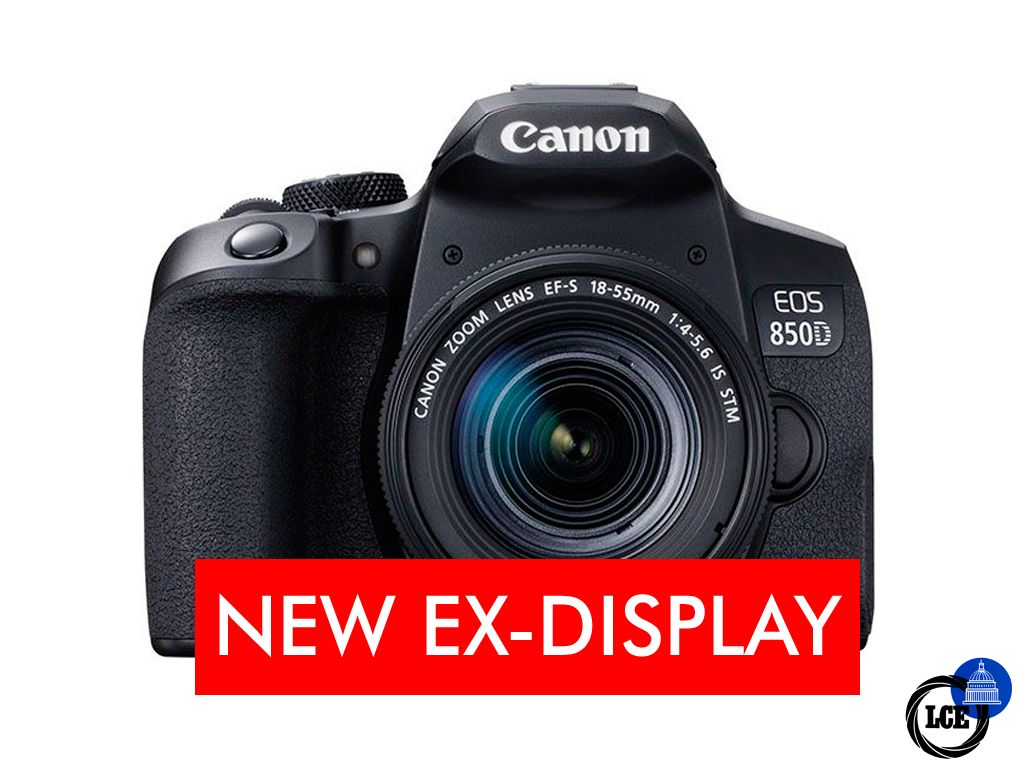 Canon EOS 850D + EF-S 18-55mm f/4-5.6 IS STM (NEW EX-DISPLAY)