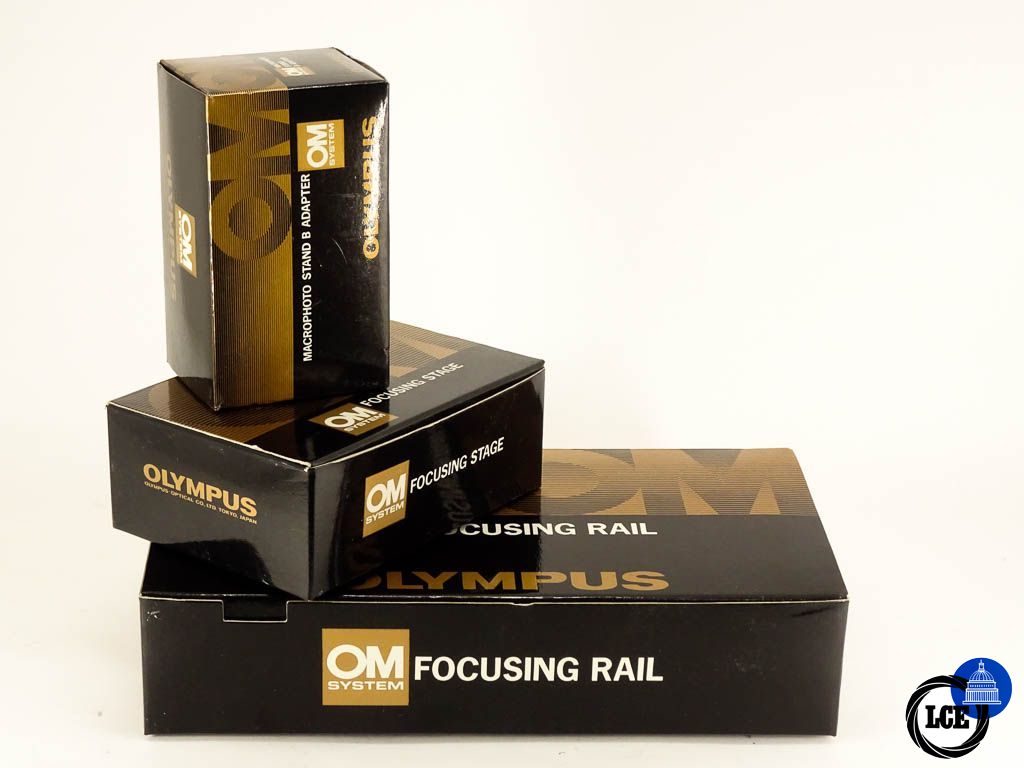 Olympus OM Focusing Rail & Focusing Stage & Stand B Adapter