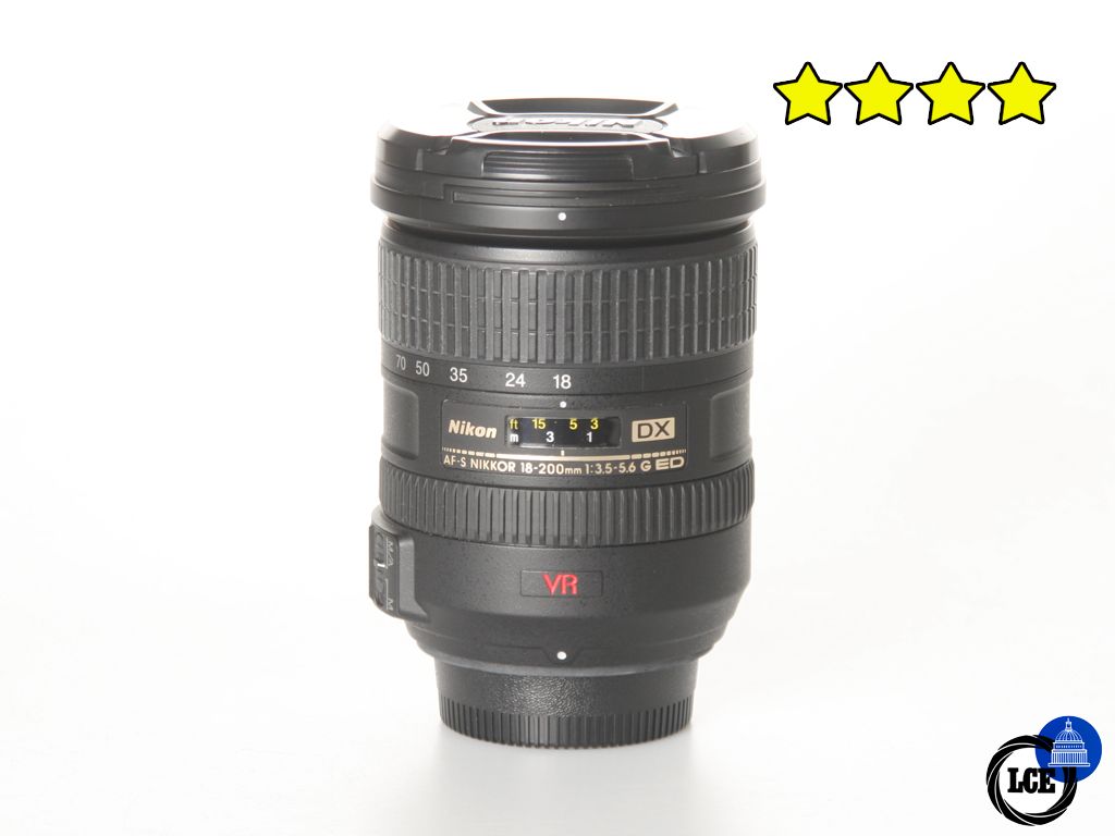 Nikon 18-200mm f3.5-5.6 G VR ED DX AF-S