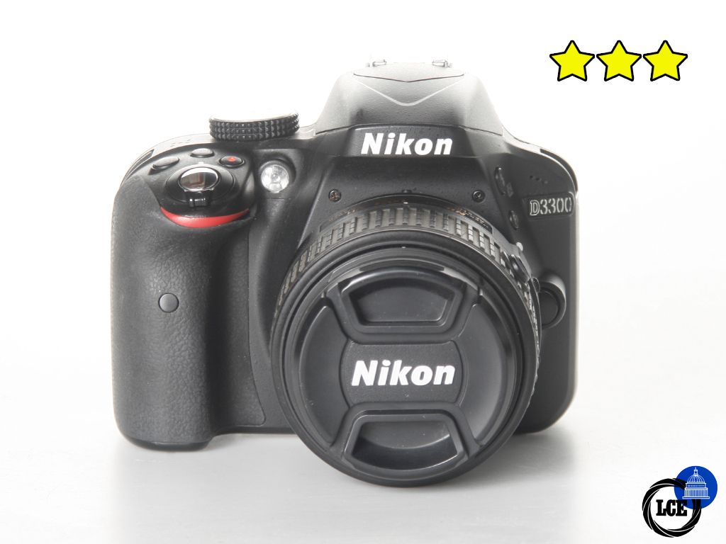 Nikon D3300+18-55mm VR II AF-S (Shutter Count 19k)