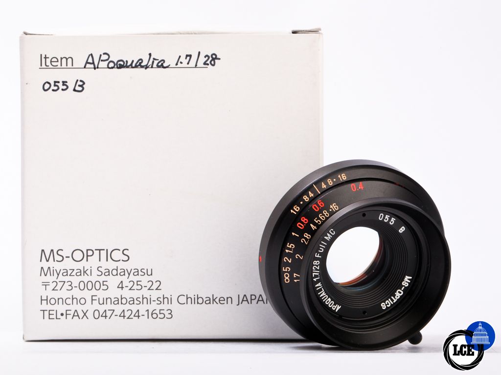 Miscellaneous MS Optics 28mm f/1.7 Apoqualia | 1019312