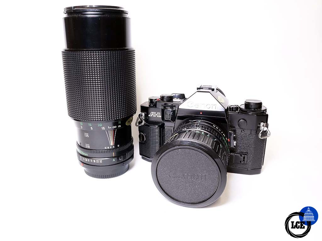 Canon A-1 + FD 35-70mm f3.5-4.5 + FD 70-210mm f4