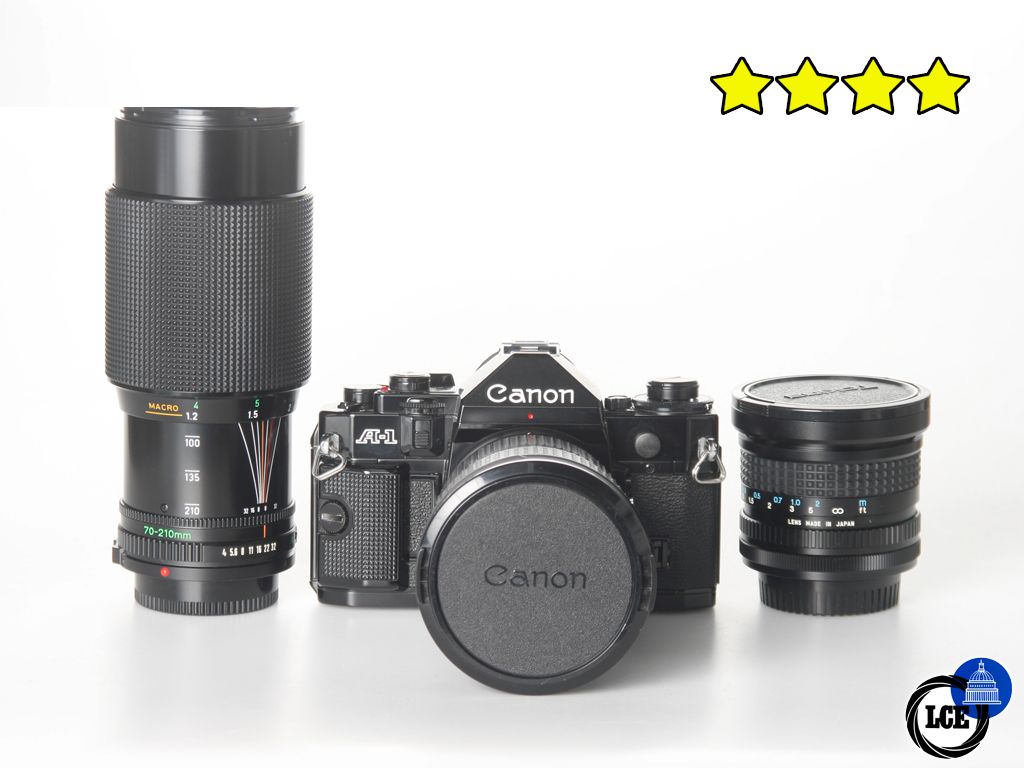 Canon A-1 Triple Lens Kit (35mm SLR)