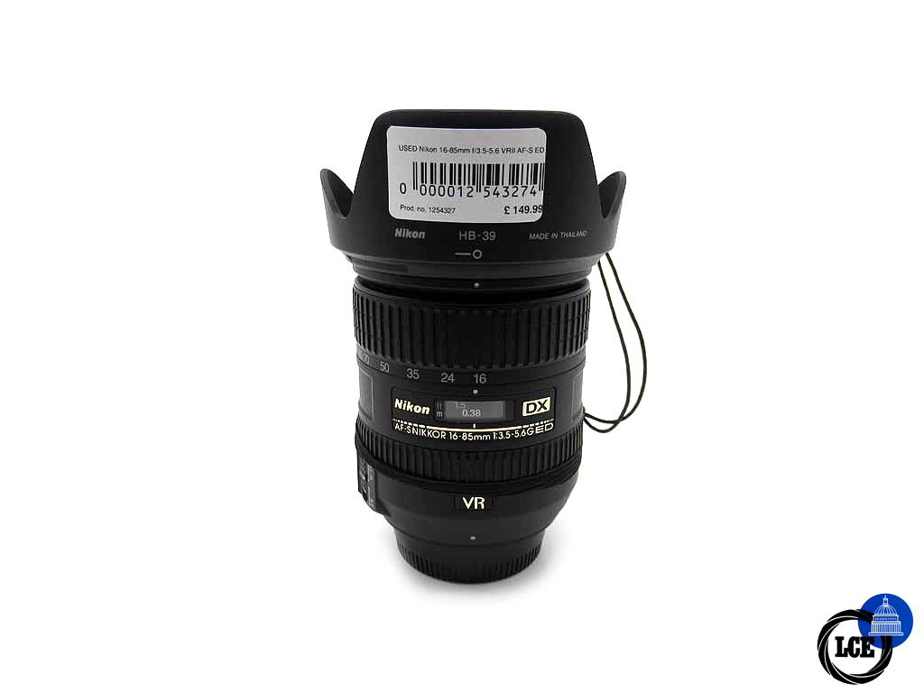 Nikon 16-85mm f/3.5-5.6 VR II AF-S ED