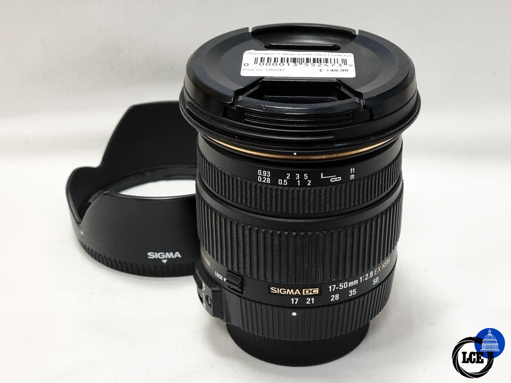 Sigma 17-50mm f2.8 DC OS EX HSM - Nikon Fit