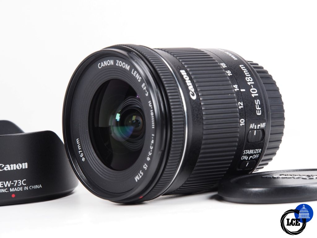 Canon 10-18mm F4.5-5.6 IS STM & Hood