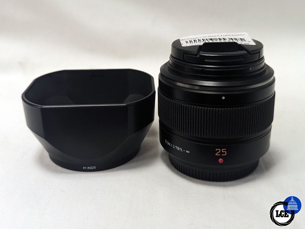 Panasonic Leica DG Summilux 25mm F1.4 ASPH H-X025