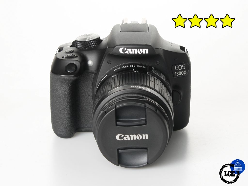 Canon EOS 1300D+18-55mm IS II (Very Low Shutter Count 499)