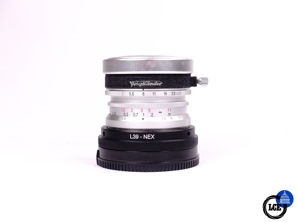 Voightlander 12mm F5.6 + Sony E Adapter