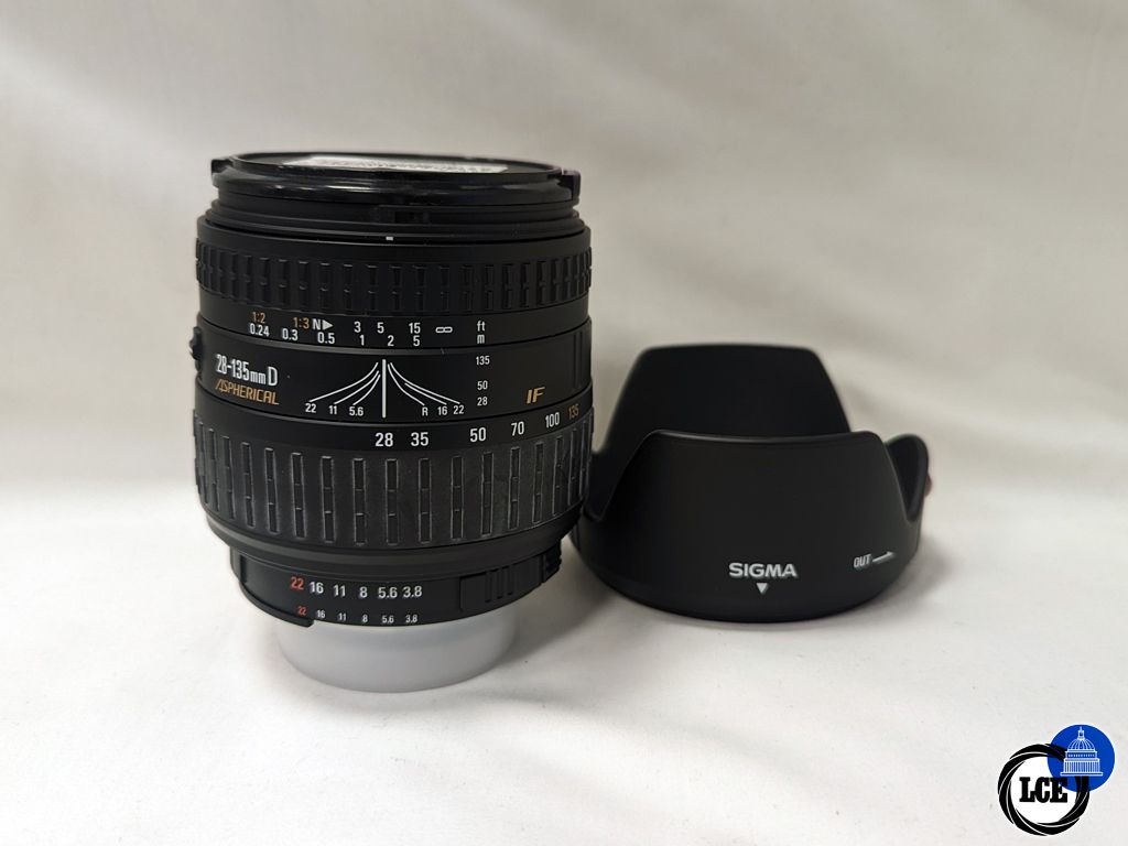 Sigma AF 28-135mm f3.8-5.6 D IF Lens Nikon Fit  