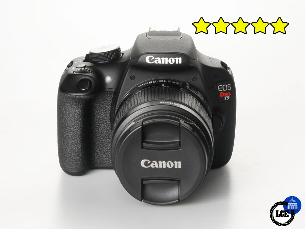 Canon EOS Rebel T5+18-55mm IS II (EOS 1200D) Very Low Shutter Count 916