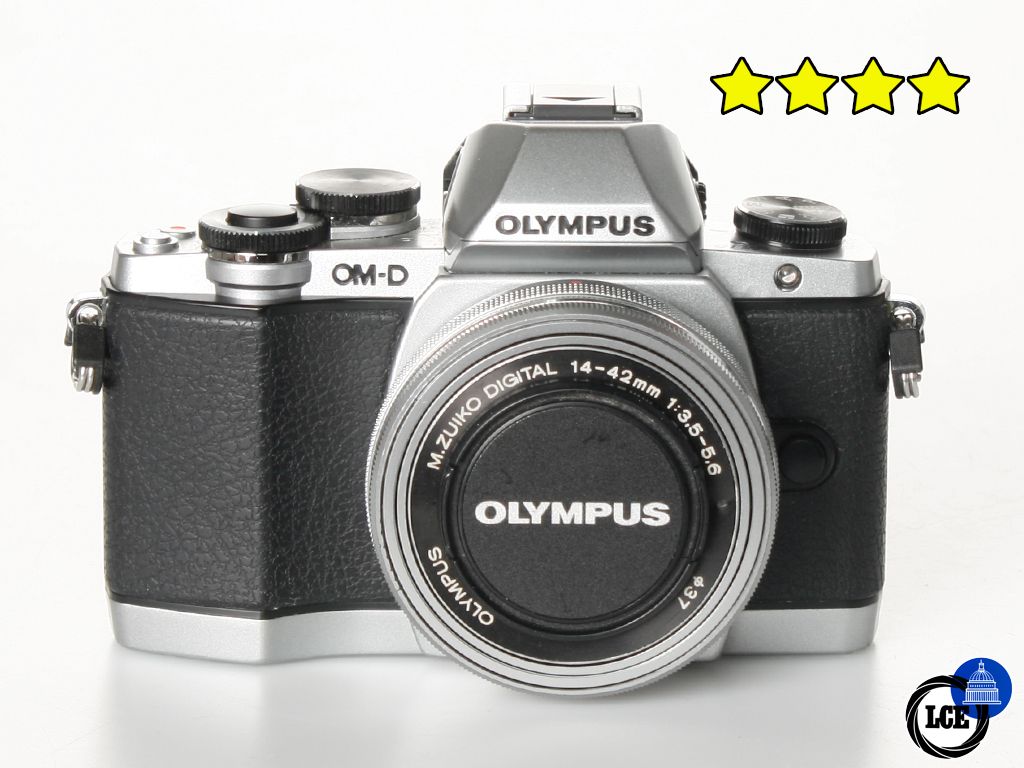 Olympus OM-D E-M10+14-42mm Silver (Low Shutter Count 3,306)