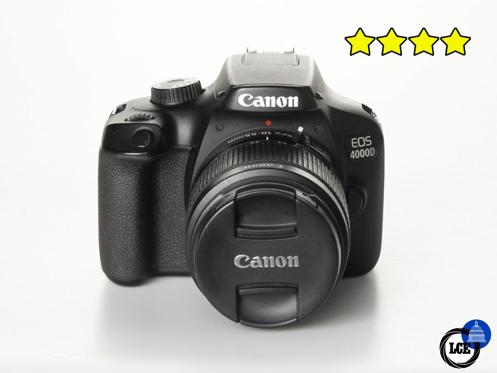 Canon EOS 4000D+18-55mm III (Low Shutter Count 3,550)