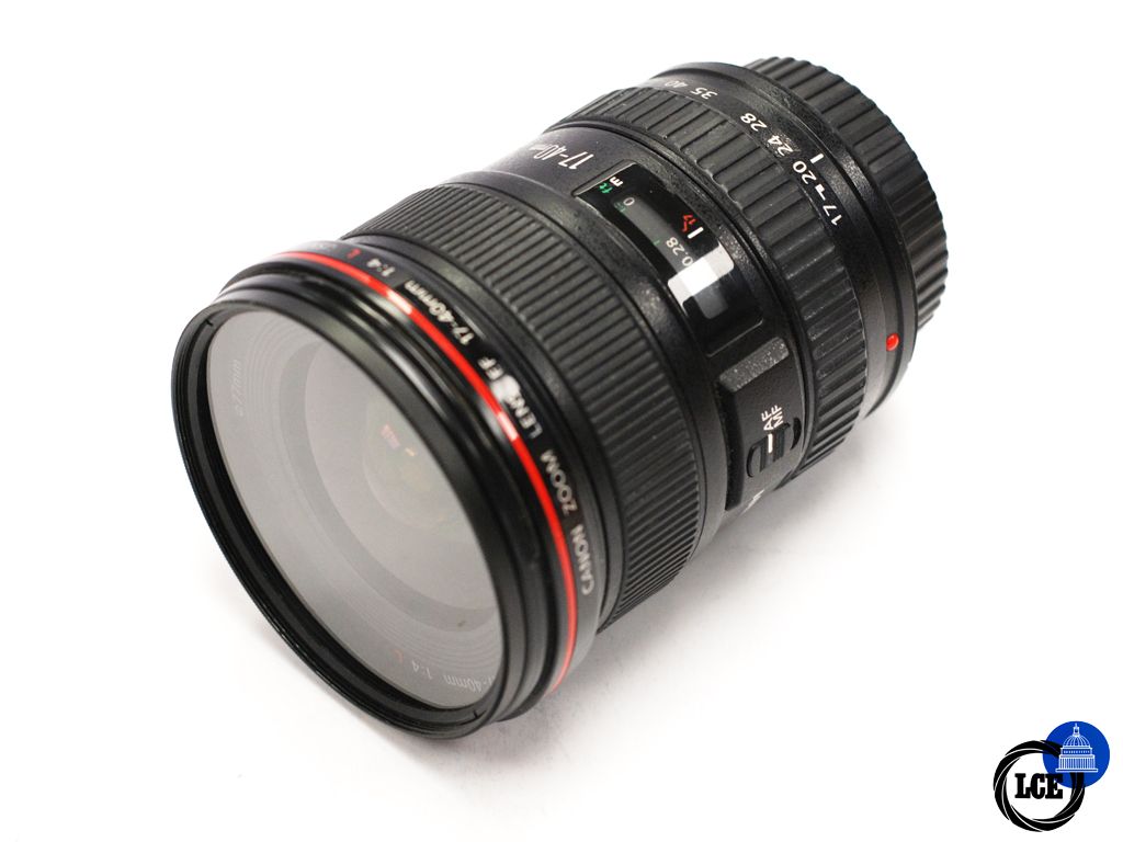 Canon EF 17-40mm F4 L USM (WITH UV FILTER)
