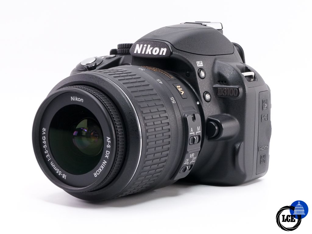 Nikon D3100 + AF-S 18-55mm F3.5-5.6G DX VR * LOW COUNT *