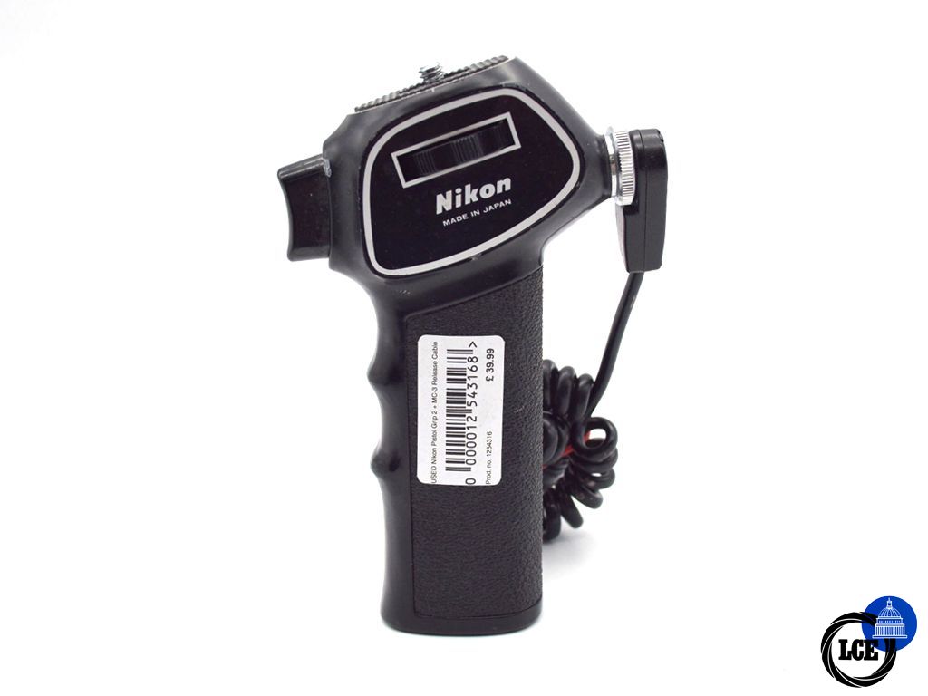 Nikon Pistol Grip 2 + MC-3 Release Cable Nikon Pistol Grip 2 + MC-3 Release Cable