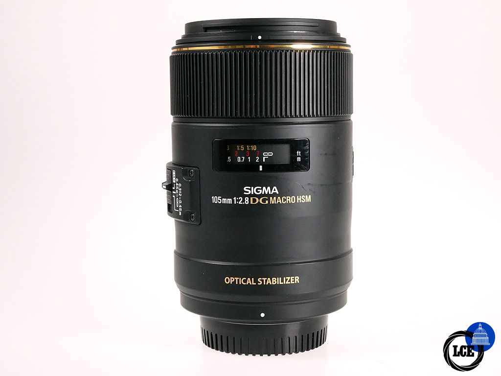 Sigma 105mm f2.8 EX DG HSM Macro Nikon F
