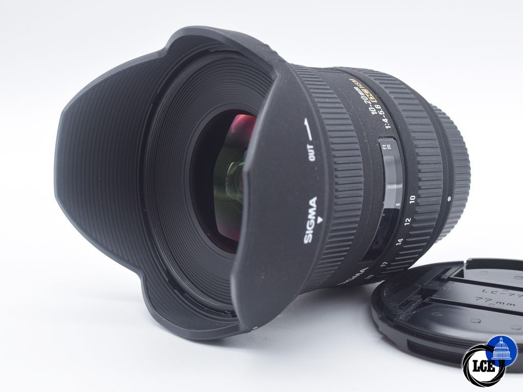 Sigma EX 10-20mm f/4-5.6 DC HSM Nikon-AF Fit (inc Hood)