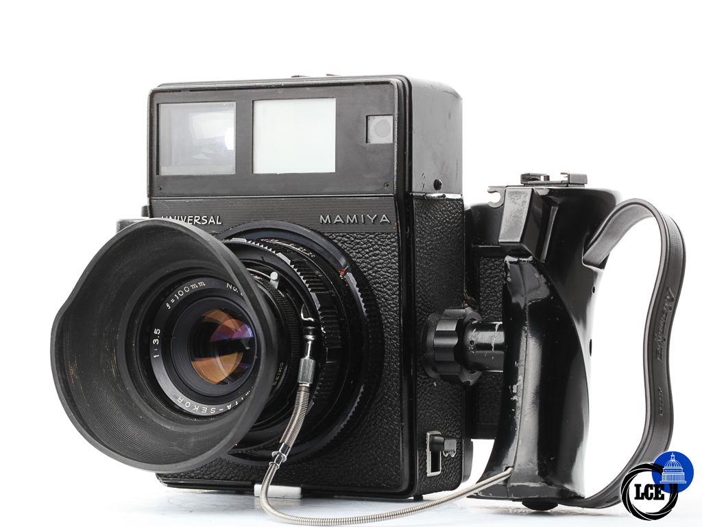 Mamiya Press Universal + 100mm f/3.5 + Roll Back | 10112477 Mamiya Press Universal + 100mm f/3.5 + Roll Back | 10112477