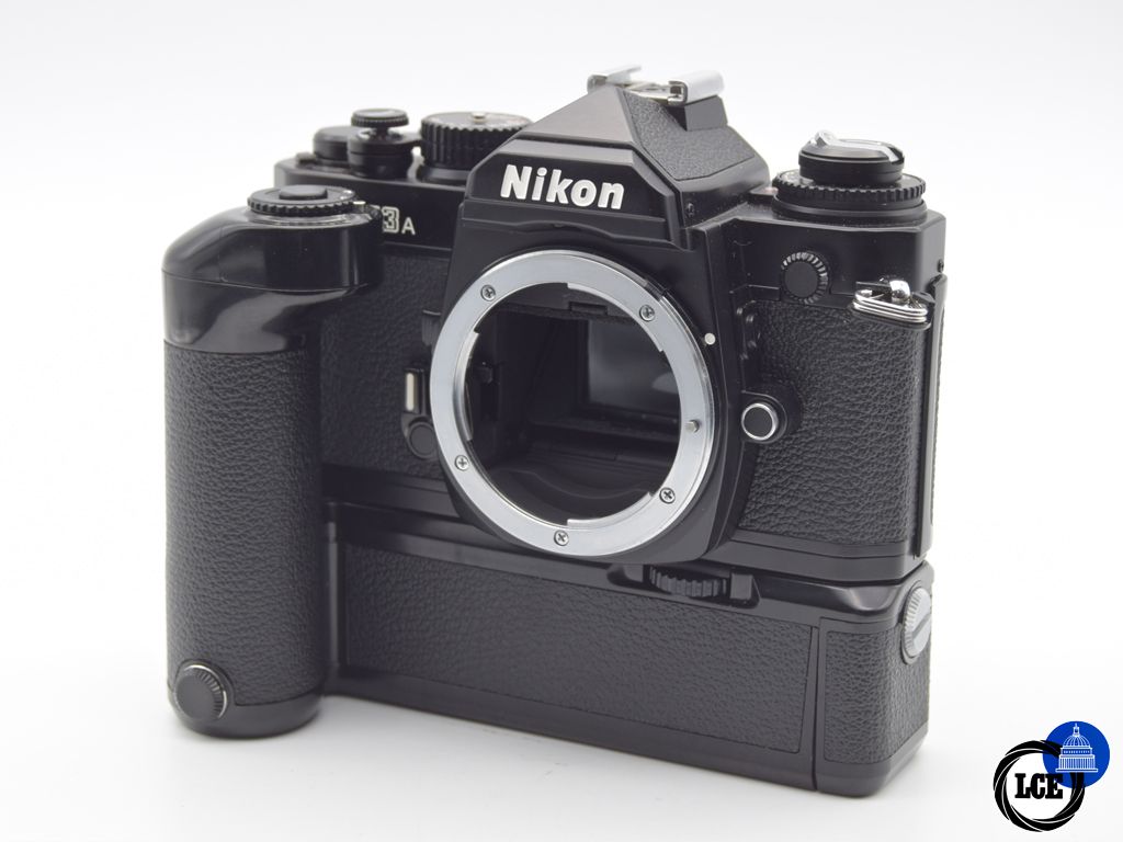 Nikon FM3A Black Body+ MD-12 Motor Wind