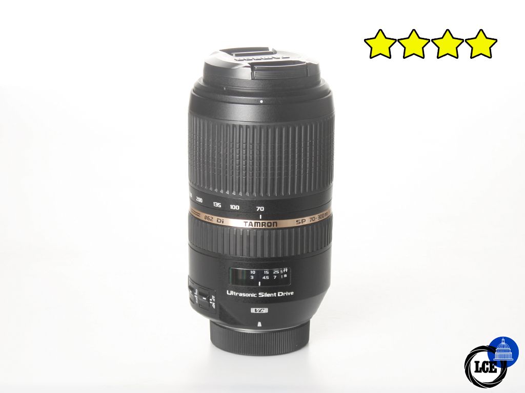 Tamron 70-300mm f4-5.6 USD Di VC SP - Nikon AF Fit (with Hood)