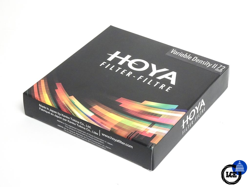 Hoya 72mm Variable Density Filter II - EX DEMO