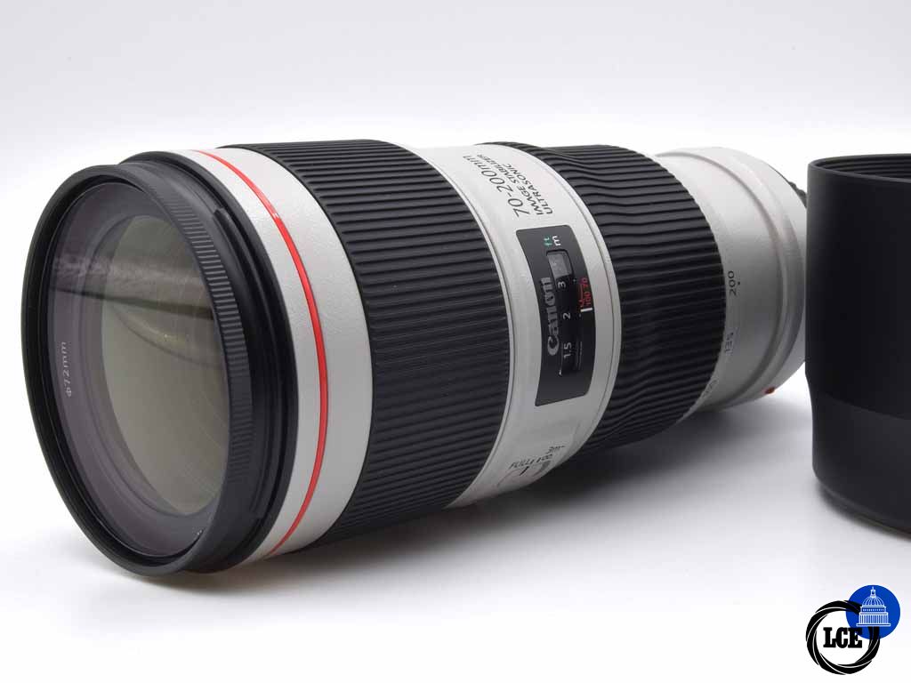 Canon EF 70-200mm f/4 L IS USM II (inc Box, Pouch & Hood)