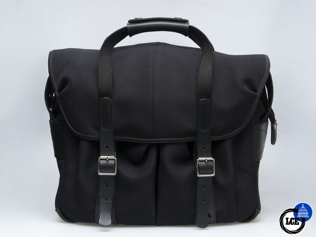 Billingham 307L Black Canvas/Black Leather
