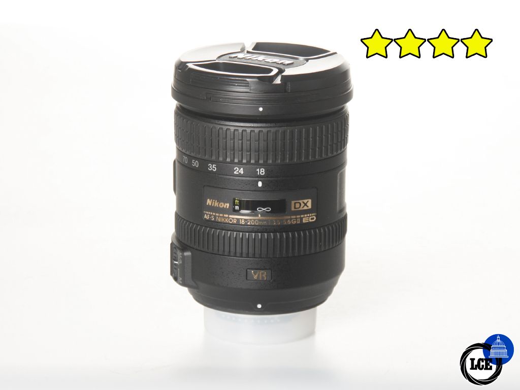 Nikon 18-200mm f3.5-5.6 G II VR ED DX AF-S (with Hood)