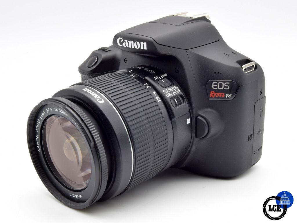 Canon EOS Rebel T6 (1300D)+ EF-S 18-55mm f/3.5-5.6 IS II 