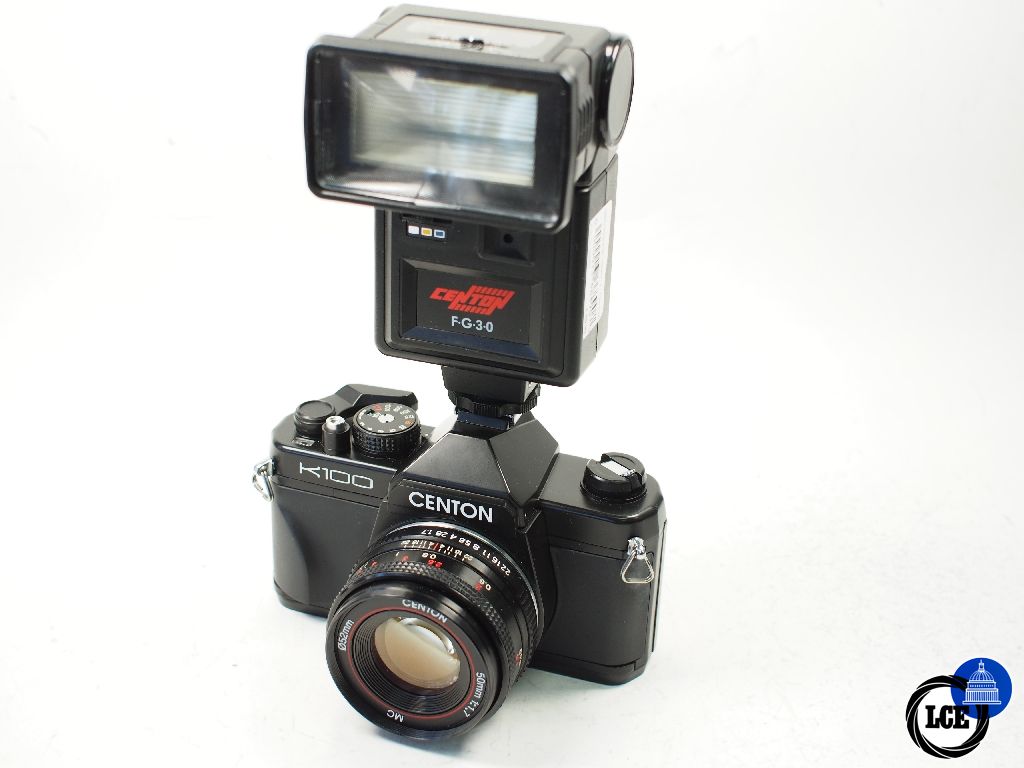 Centon K100 50mm f1.7 and FG-30 flash