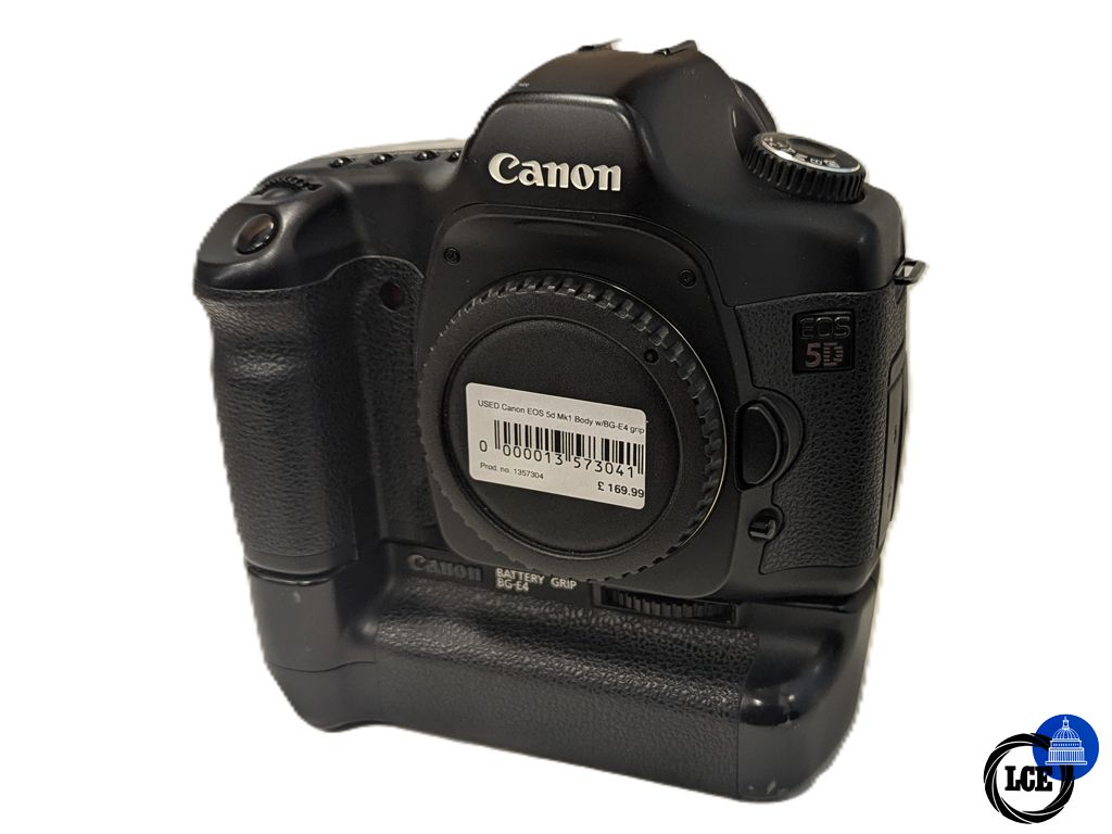 Canon EOS 5D MK1 Body + BG-E4 Grip