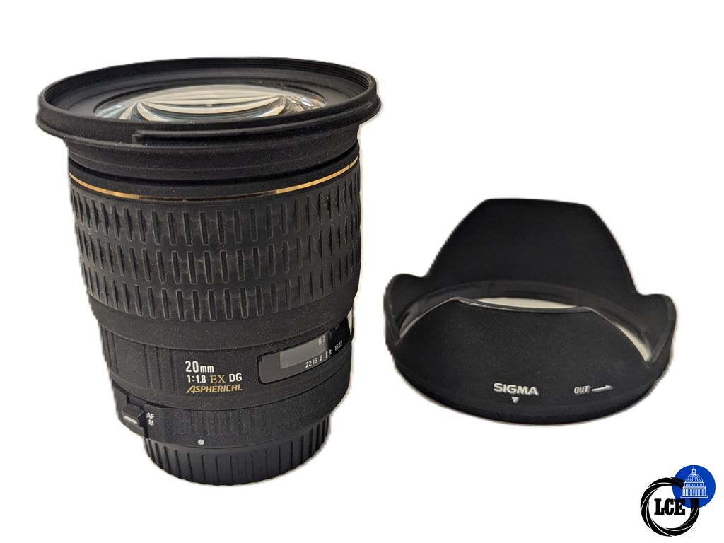 Sigma AF 20mm F1.8 EX DG ASP Canon EF Fit