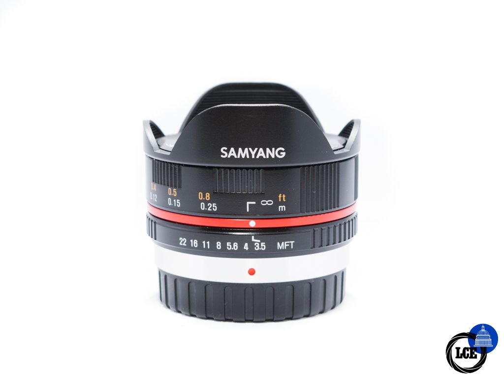 Samyang 7.5mm f3.5 UMC fish-eye - Micro 4/3rds *Boxed*