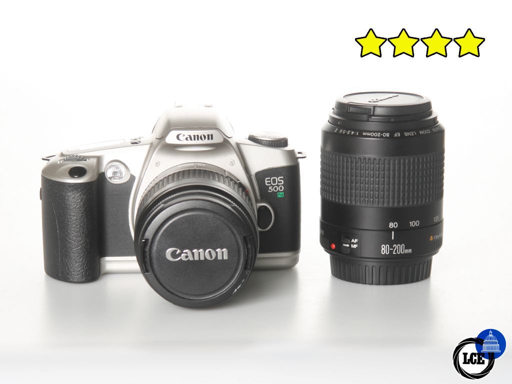 Canon EOS 500N Twin Kit (28-80mm II & 80-200mm II) Canon EOS 500N Twin Kit (28-80mm II & 80-200mm II)