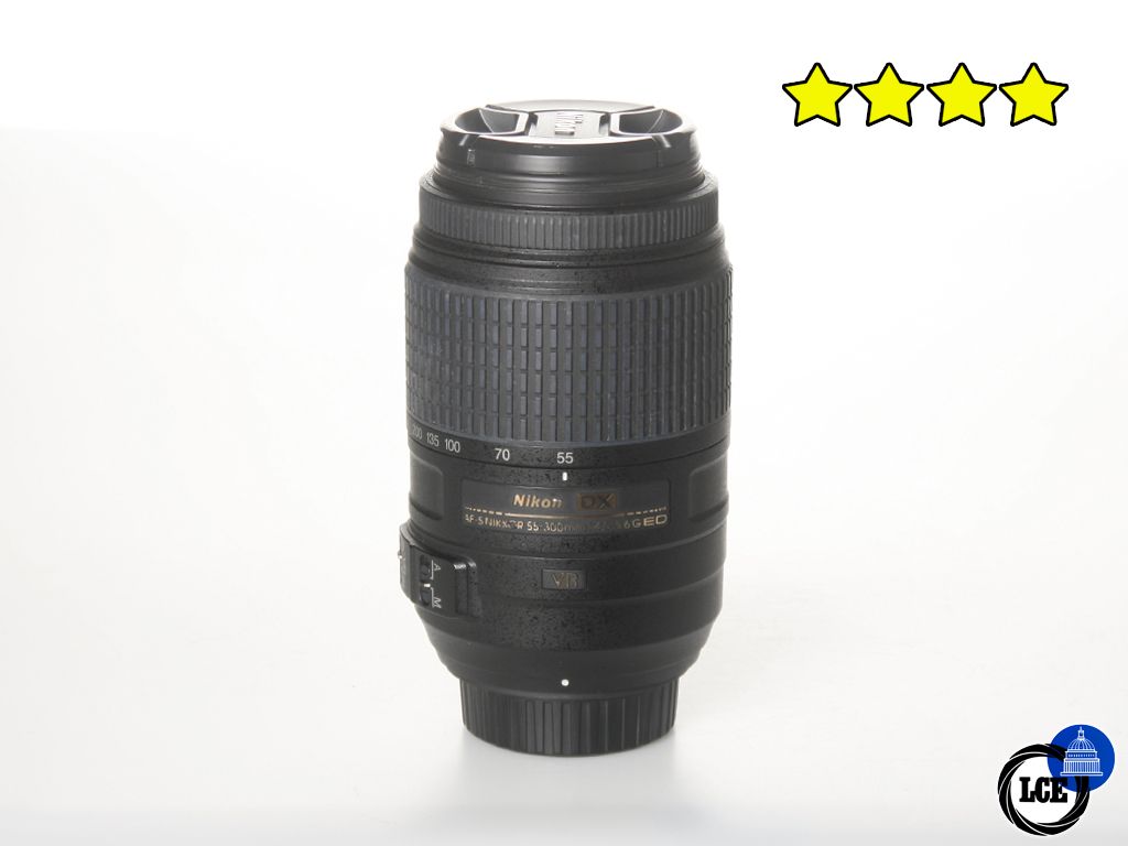 Nikon 55-300mm f4.5-5.6 G ED VR DX AF-S (with Hood)