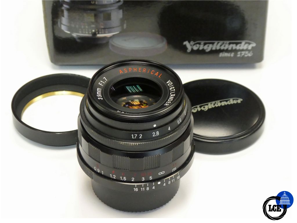 Voigtlander 35mm f1.7 Ultron in Leica Screw fit