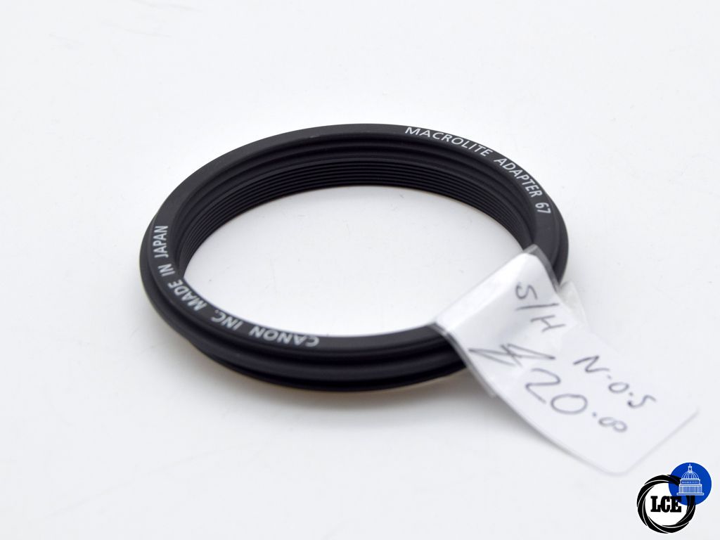 Canon Macrolite Adapter 67mm Canon Macrolite Adapter 67mm