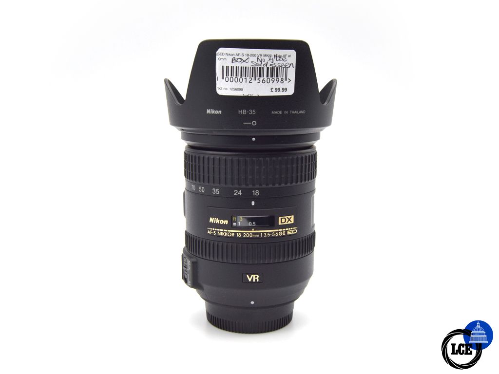 Nikon AF-S 18-200mm VR MKII (faulty AF at 200mm - No Warranty)