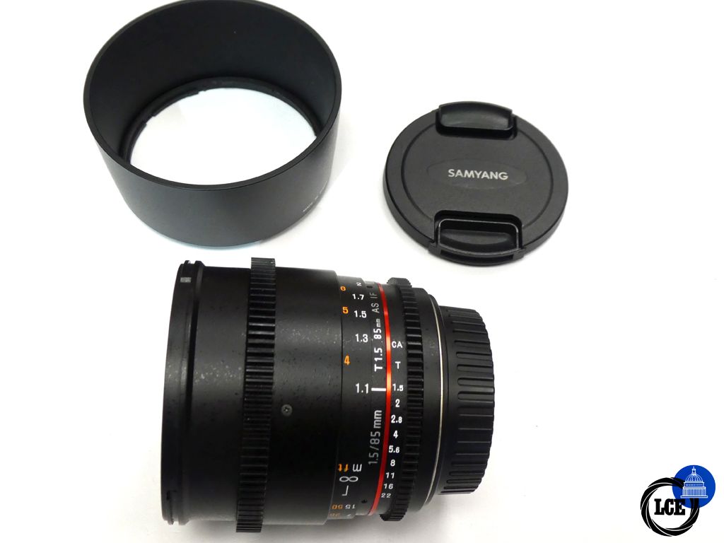 Samyang 85mm f1.5UMC Mk II for Canon EF